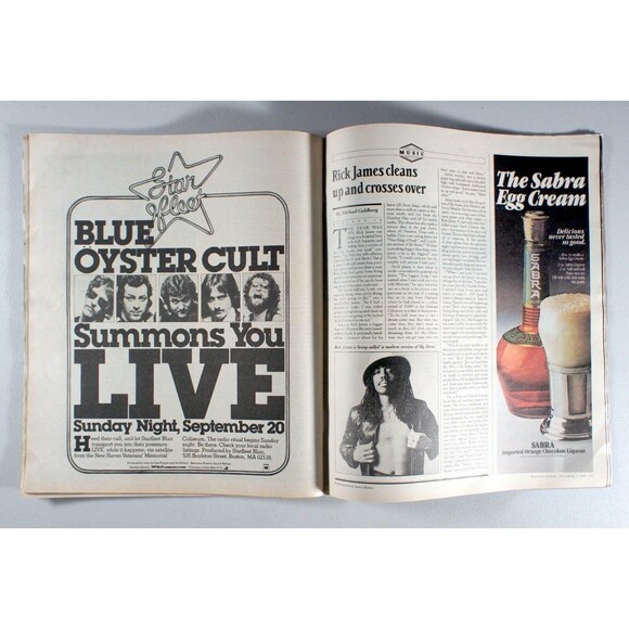 Rolling Stone Magazine No. 353 • Yoko Ono • Oct 1981 • Santana - Picture 6 of 6